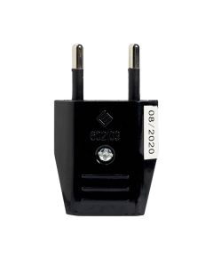 Clavija 10a 250v negra