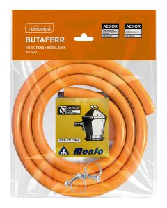 Kit goma butano con regulador