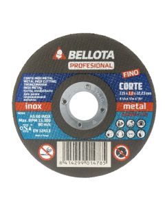 Disco Inox Metal 115x1mm Bellota