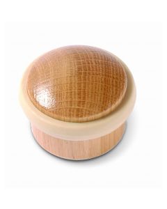 Tope cilíndrico adhesivo madera roble