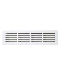 Rejilla decorativa empotrar blanca 6,6 x 28 cm