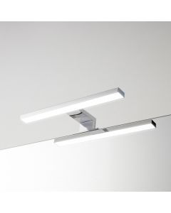 Aplique de baño cromado yuma 30cm