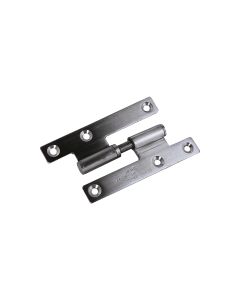 Tres pernios de acero inoxidable izquierdos tipo PC 95mm