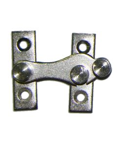 Aldaba hierro niquelado 40mm izquierda 1ud