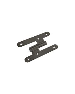 Pernios negros para puerta derecha tres unidades 100x57mm