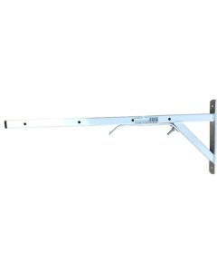 Soporte de tendedero de pared blanco