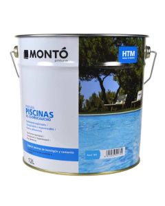 Pintura  para piscinas azul Cloroc 12l
