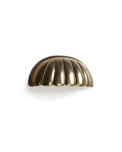 Tirador concha oro viejo 64 mm