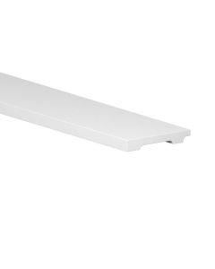 Rodapié poliestireno blanco resistente al agua con pasacables 225x8x1,2cm