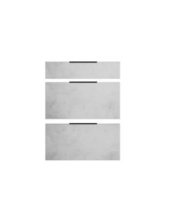 Frente de cajón PREMIUM Factory  13,8 x 60 + 2 x 27,8 x 60 cm
