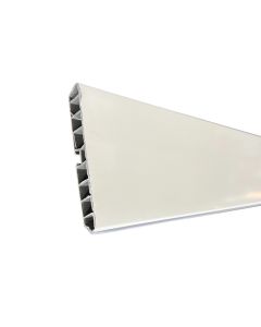Zócalo PVC blanco 400x15cm