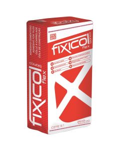 Cemento cola fixicol flex blanco 25 kg