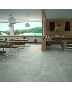 Suelo porcelánico gris 60x60cm C2 Pantin