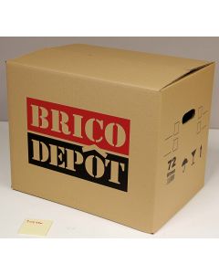 Caja de cartón 72 L logo BD