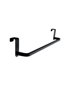 Toallero lateral color negro para mueble de baño