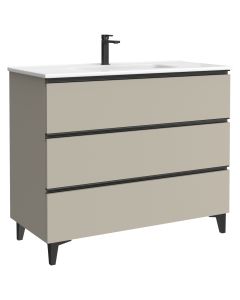Mueble de baño Eyra color moka mate 100cm