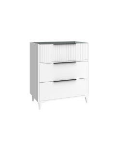 Mueble de ba&ntilde;o Delia color blanco mate 80x45cm Algicocina