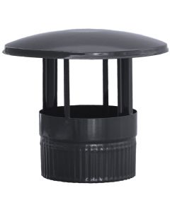 Sombrerete esmaltado negro ø 200