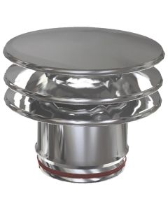 Sombrerete inox ø 125