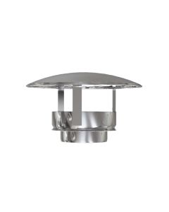 Sombrerete doble pared inox ø 150