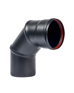 Codo pellet 100 mm 90º