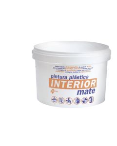 Pintura plastica blanca mate 4l