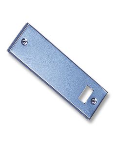 Placa de acero inoxidable para recogedor de persiana 22 x 6,5 cm