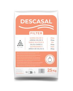 Saco de arena fina para filtracion de piscinas Descasal 25kg