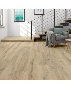 Suelo porcel&aacute;nico gran formato madera natural 22,5x90cm Ucles
