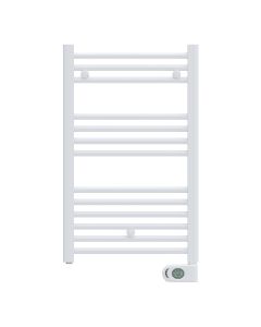 Radiador toallero eléctrico de fluido blanco programable 400W Inerzia
