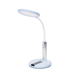 Aigostar flexo LED escritorio, 360°, brillo/temp. Ajustable, memoria, azul