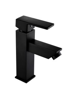 Grifo monomando de lavabo serie amazonas en color negro