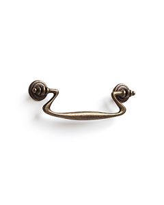 Tirador para mueble rei 3101 | cc 96 mm | cuero viejo | 10 uds. | zamak