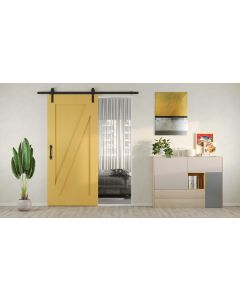 Tirador para puertas correderas colgadas de madera