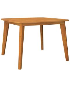 vidaXL mesa de jardín madera maciza de acacia 110x110x75 cm