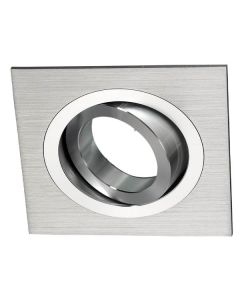 Foco empotrable basculante classic cuadrado aluminio wonderlamp 1xgu10