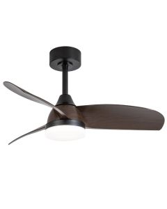 Ventilador de techo moline l negro cct regulable 92cm