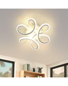 Nettlife lámpara de techo LED 17w, 3000k 27*12cm pequeña lámpara de