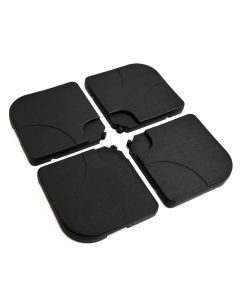 Base de sombrilla 50x50x7.5 cm hdpe Outsunny