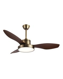 Ventilador de techo LED "hayate" regulable con control remoto (24w 3cct 265