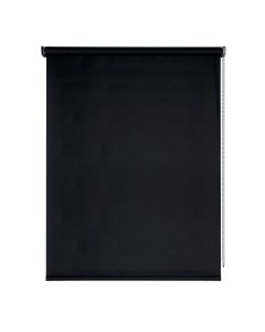 Storesdeco|estor opaco moon, estor enrollable blackout negro, 180 x 250 cm