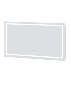 Espejo de baño LED sin cobre 100×80cm＋antivaho＋interruptor táctil