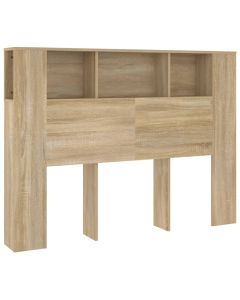 vidaXL mueble cabecero color roble sonoma 140x18,5x104,5 cm