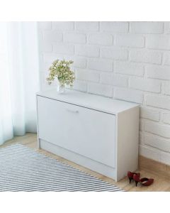 Banco zapatero blanco 80x24x45 cm