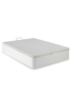 Canapé abatible 135x190 cm, color blanco