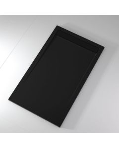 Plato de ducha pizarra clever negro  80x170 cm rejilla color