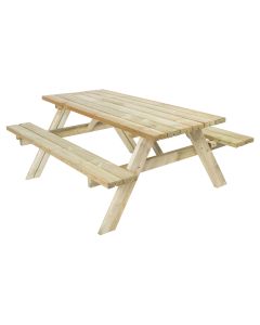 Mesa Picnic Jardín Madera Tratada 198*154cm*42 mm fsc en581 The HomeWeeks