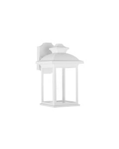 Alcandia outdoor wall light 1xe27 polycarbonate white
