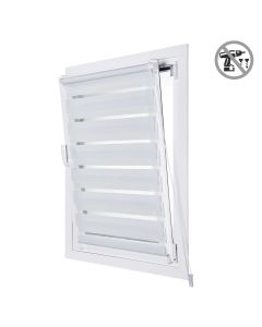 Estor noche y día easyfix, instalación sin taladrar blanco, 45 x 180cm