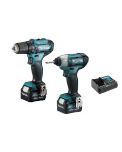 Conjunto de 2 máquinas 12 v bl1040b (df333d + td110d) - Makita - con 2 bate